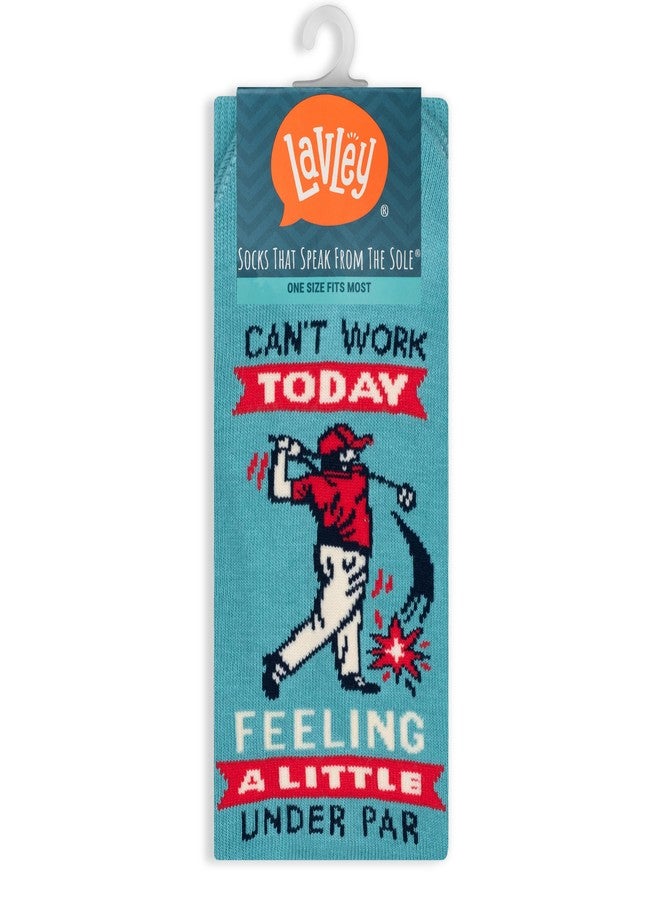 Lavley Feeling A Little Under Par Golf Socks - Funny Novelty Gifts for Golfers Christmas Stocking Stuffer Accessory for Men - Unisex One Size - Image 5